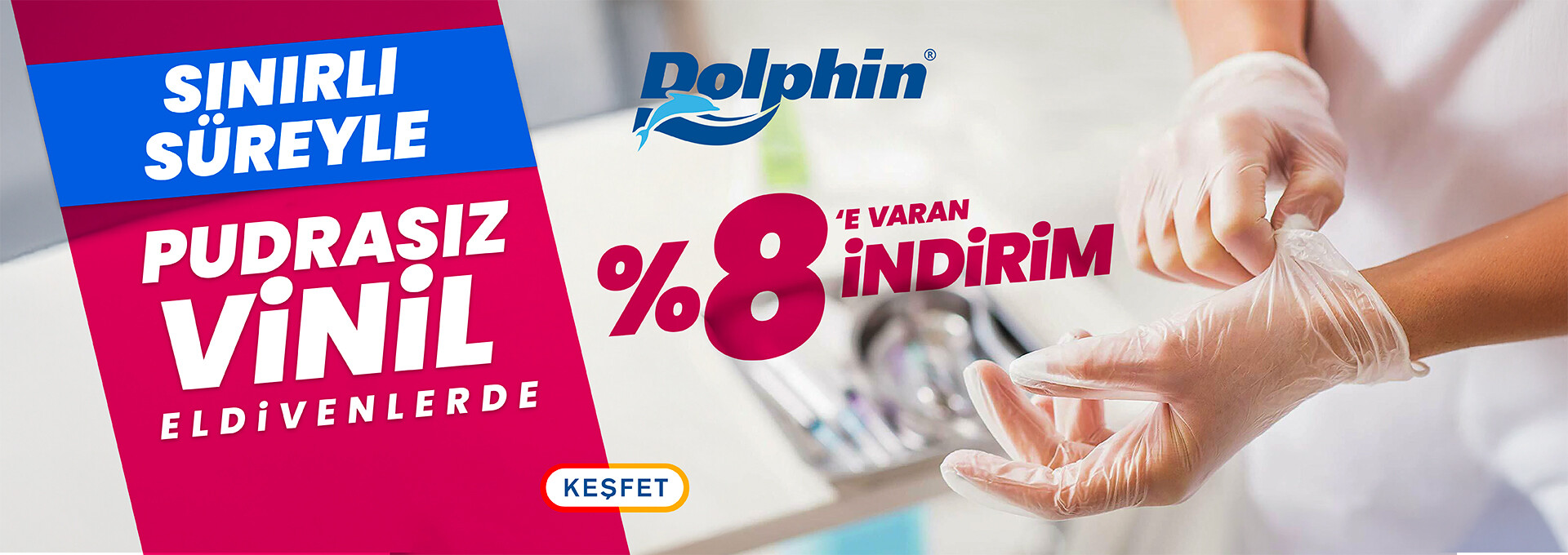 Vinil %8 e varan indirim