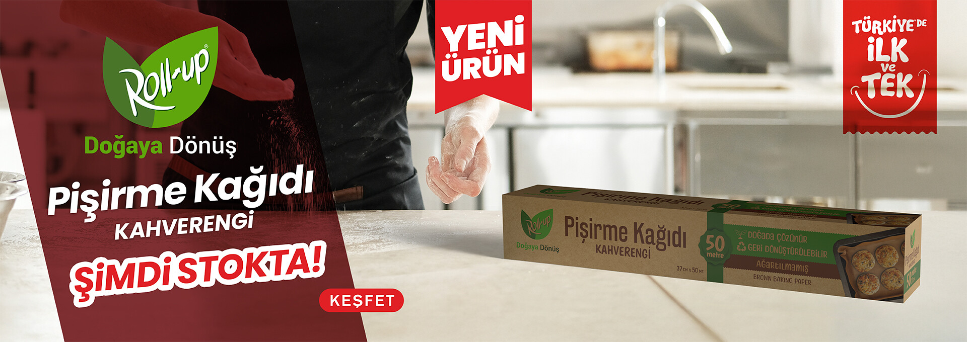 50m kahverengi pişirme