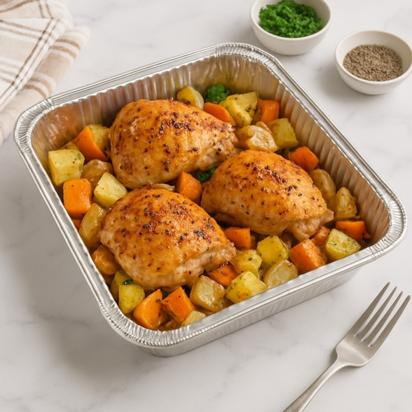 Alüminyum Kap 3250 gr Dikdörtgen Tepsi 3lü (502/L) - 2