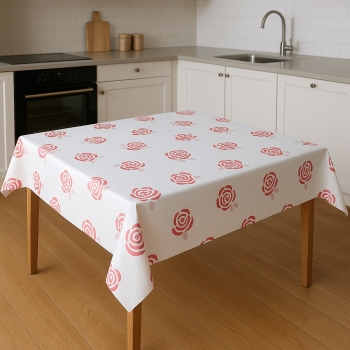 Roll-Up Rulo Kağıt Masa Örtüsü Çiçek Desenli 100 x 150cm 16 Yaprak - Roll-Up