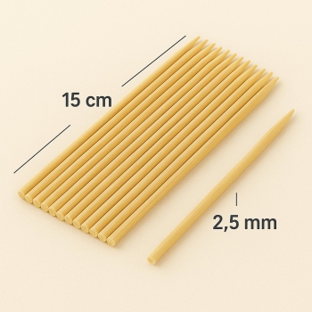 Dolphin Bambu Çöp Şiş 15cm x 2,5mm 100lü - Dolphin