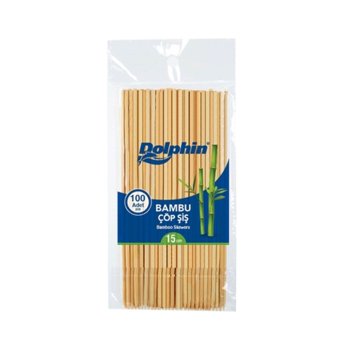 Dolphin Bambu Çöp Şiş 15cm x 2,5mm 100lü - Dolphin