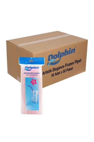 Dolphin Artistik Elegance Frozen Pipet 50 Adet x 50 Paket (Koli) - 1