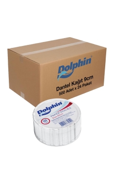 Dolphin Dantel Kağıt 9cm 500 Adet x 24 Paket (Koli) - 1