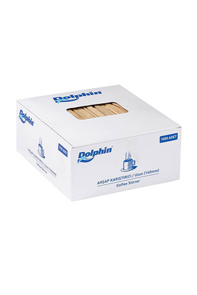 Dolphin Tahta Karıştırıcı 14cm 1000 Adet x 25 Paket - 2