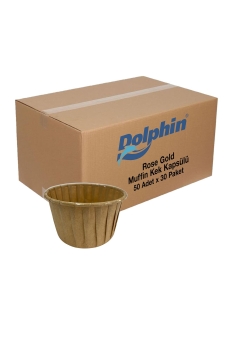 Dolphin Muffin-Kek Kapsülü Kraft 50 Adet x 30 Paket-Koli - Dolphin