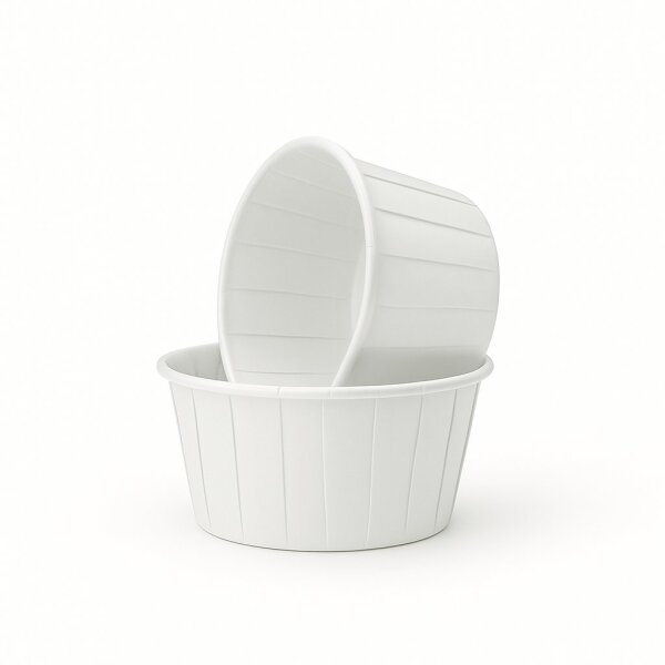Dolphin Muffin Kek Kapsülü Beyaz Mini 50li - 1