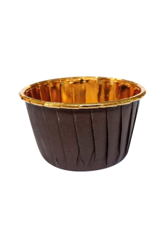 Dolphin Muffin-Kek Kapsülü Kahverengi-Altın 25li - 3