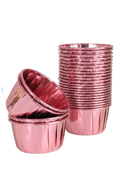 Dolphin Muffin-Kek Kapsülü Rose Gold 25 Adet x 60 Paket-Koli - 2