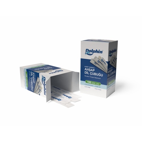 Dolphin Sargılı Dil Çubuğu Abeslang 100lü - Dolphin