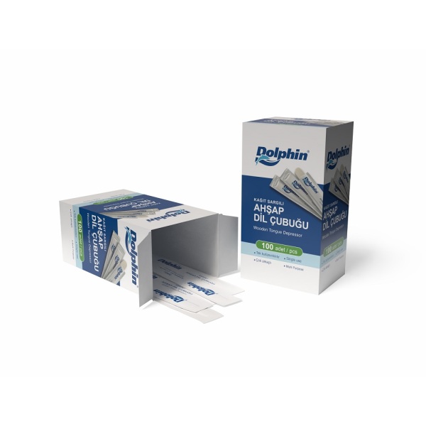 Dolphin Sargılı Dil Çubuğu Abeslang 100lü - 1