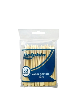 Dolphin Yassı Kokteyl Bambu 9cm 50li - Dolphin