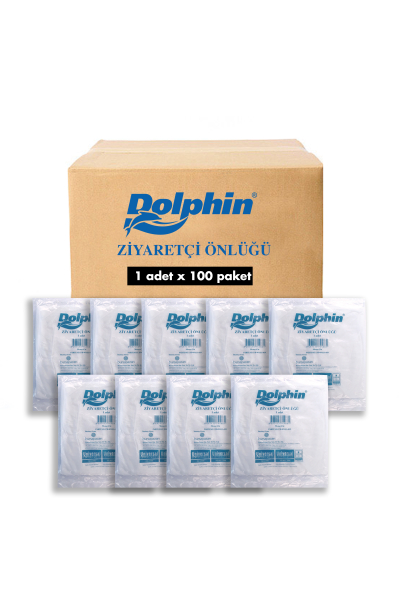 Dolphin Ziyaretçi Önlüğü 100 Adet (Koli) - 1