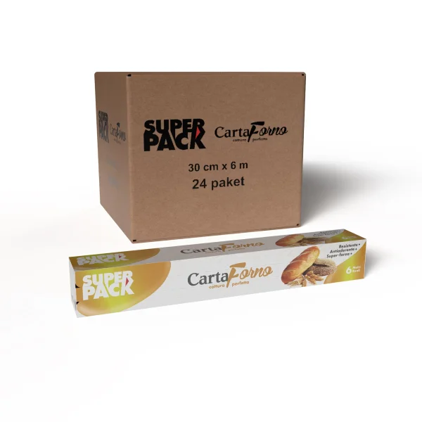 Ekonomik 30cm x 6m Yağlı Pişirme Kağıdı 24 Adet– Koli - 1