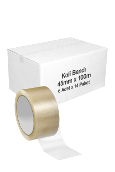 Elba Koli Bandı 4,5cmx100m 6lı x 14 Paket (Koli) - Roll-Up