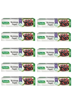 Fresh-Up Orta Boy Buzdolabı Poşeti 20x30cm 20'li x 10 Paket (200 Adet) - Fresh-Up