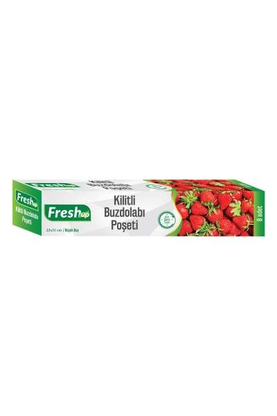 Fresh-Up Kilitli Buzdolabı Poşeti 23x31cm 8li - 1