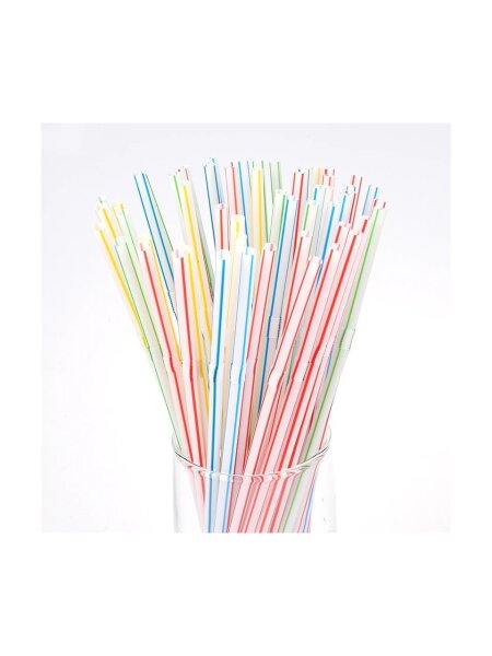 Dolphin Körüklü Plastik Pipet 5mm x 22cm - 200 Adet - 3