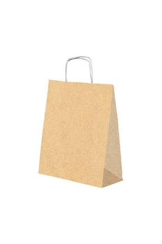 Roll-Up Kraft Çanta Naturel Büyük Boy 31x41cm 25li - 2