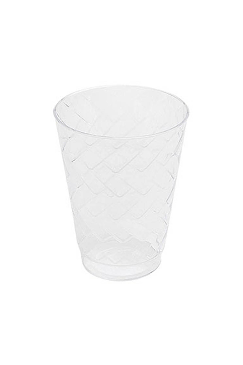 Plastik Kristal Meşrubat Bardağı 330cc 12li - 1