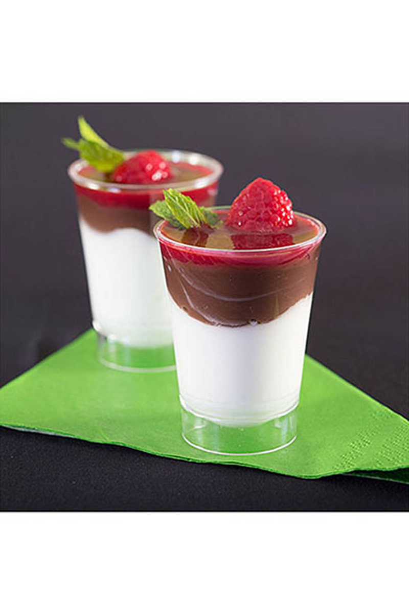 Roll-Up Plastik Shot Bardağı Şeffaf 60cc 12li - 2