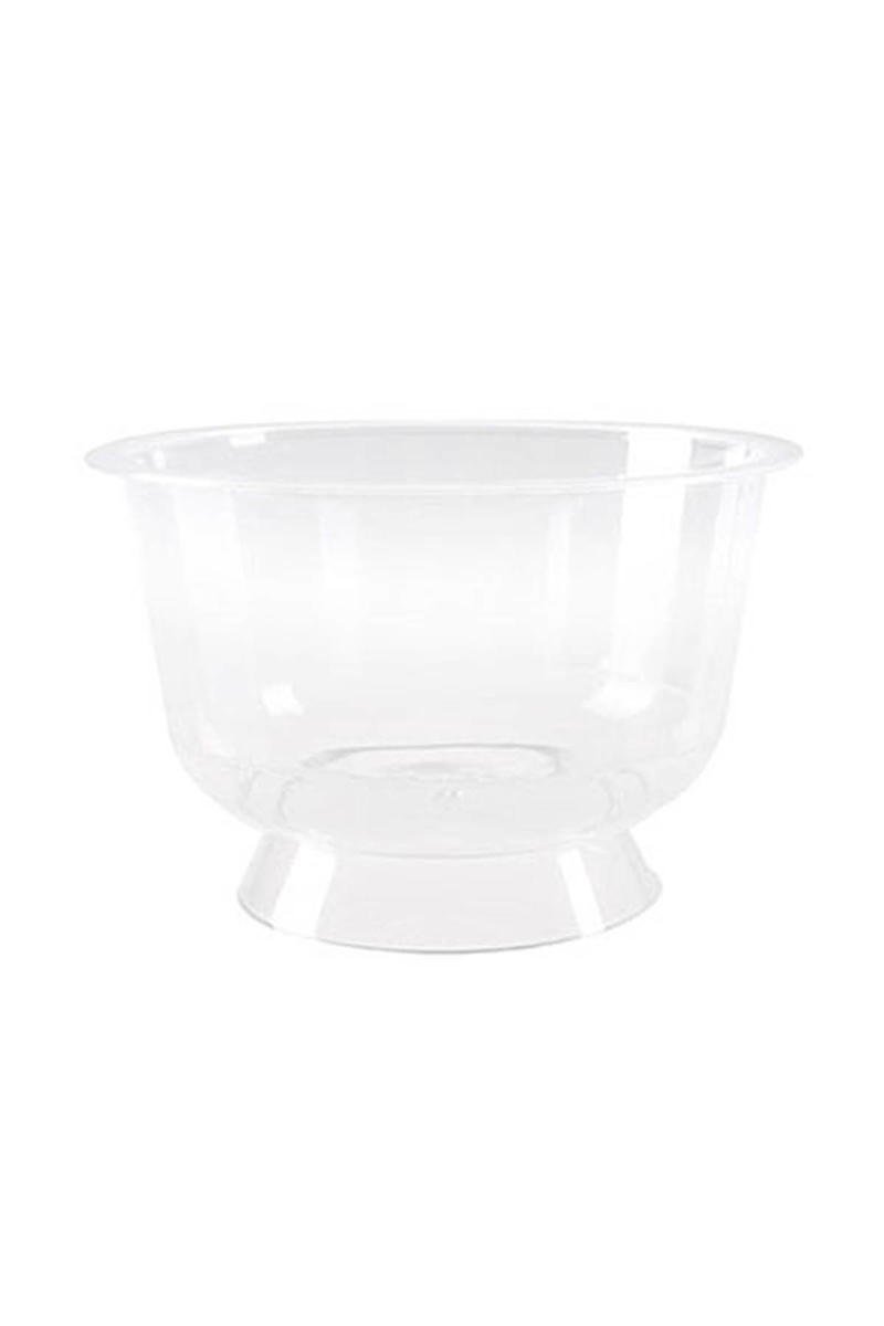 Plastik Kristal Ayaklı Tatlı Kase 200cc 25li - 1