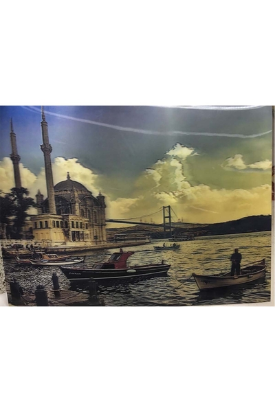 3D Resim Ortaköy Modeli Tablo 1 Adet - 1