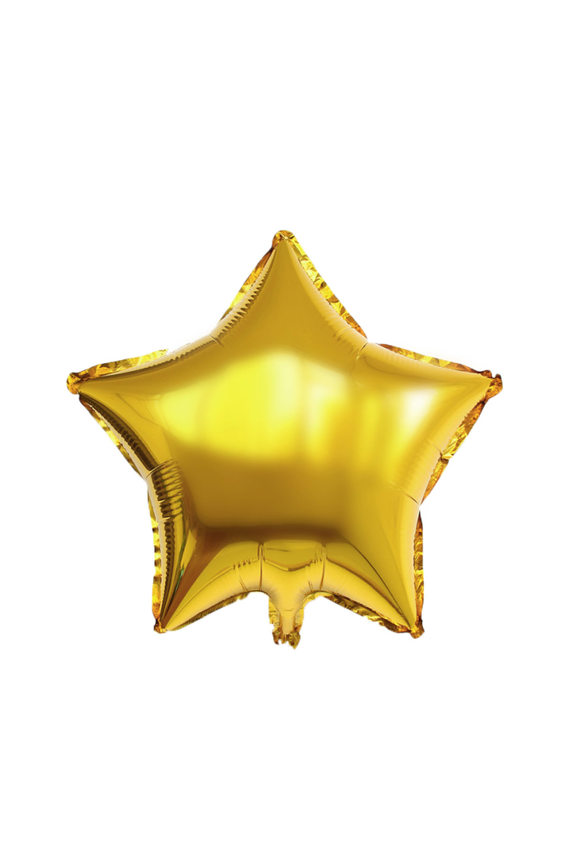 Yıldız Folyo Balon 45cm (18 inch) Altın 1 Adet - 1