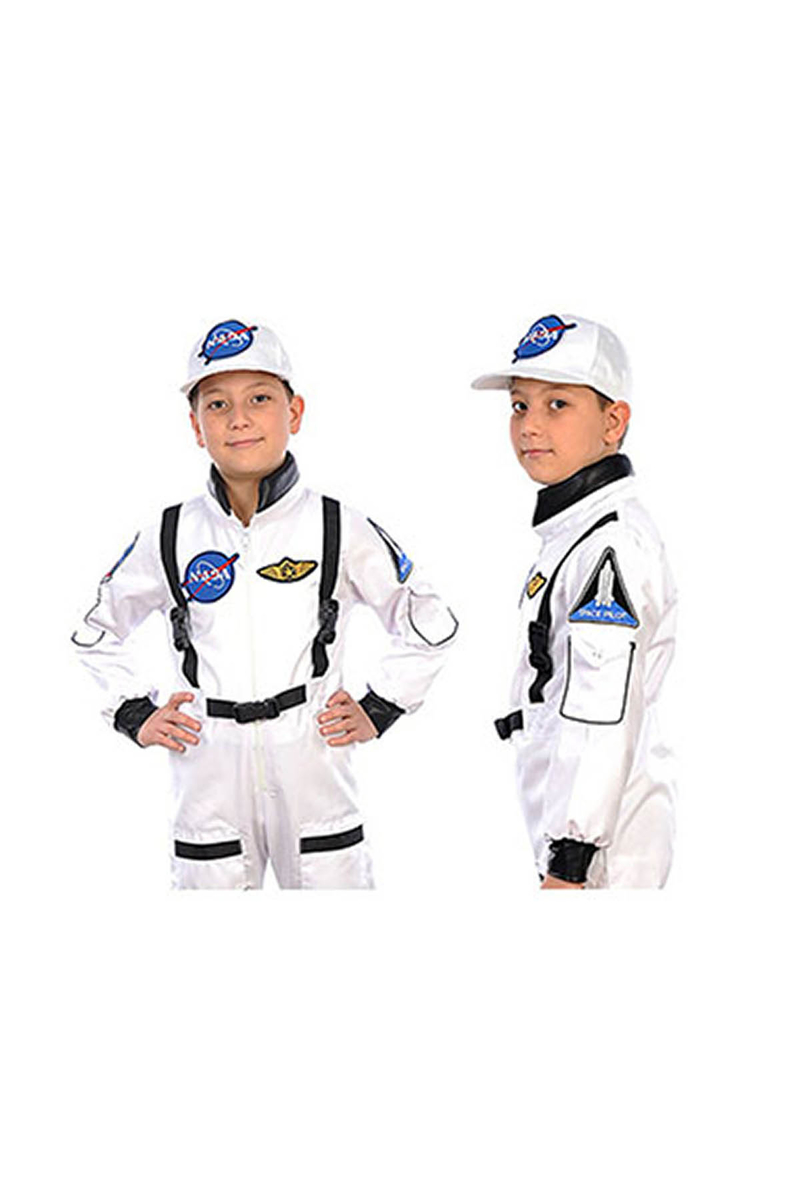 Beyaz Astronot Çocuk Kostüm 5-6 Yaş 1 Adet - 2
