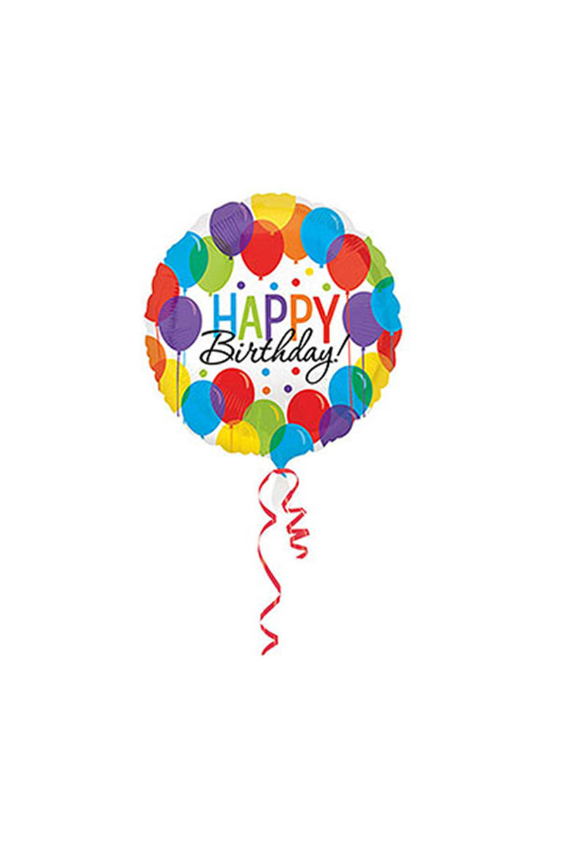 Balon Dünyası Happy Birthday Folyo Balon 43cm 1 Adet - 1