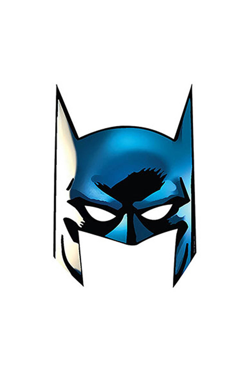 Batman Kağıt Maske 6lı