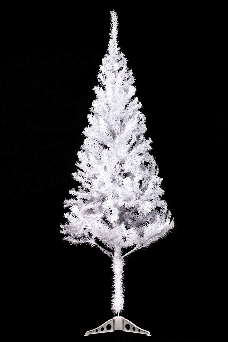 Beyaz Yılbaşı Çam Ağacı 150cm 240 Dal 1 Adet - 1