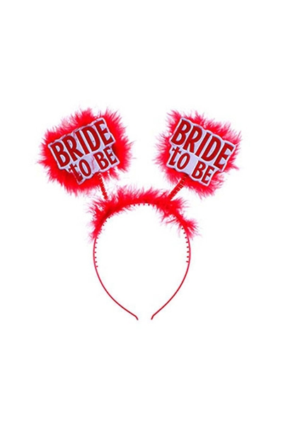 Bride to Be Kırmızı Parti Taç 1 Adet - 1