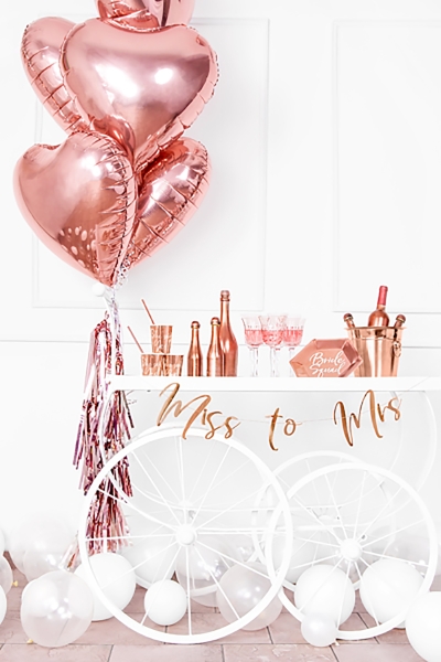 Bride To Be Rose Gold Kağıt Tabak 23cm 6lı - 4