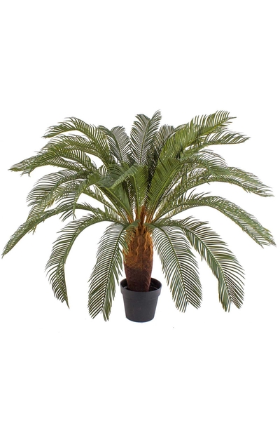 Yapay Palmiye Ağacı Cycas Yeşil Renk 100cm 1 Adet - 1