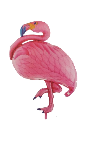 Flamingo Folyo Balon Pembe 85cm x 35cm 1 Adet - 1