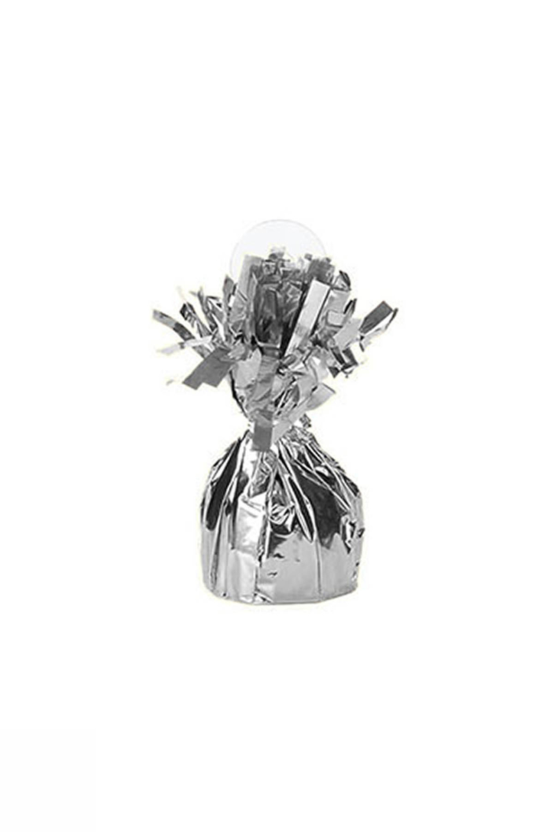 Metalik Gümüş Folyo Balon Ağırlığı 170gr 1 Adet - 1