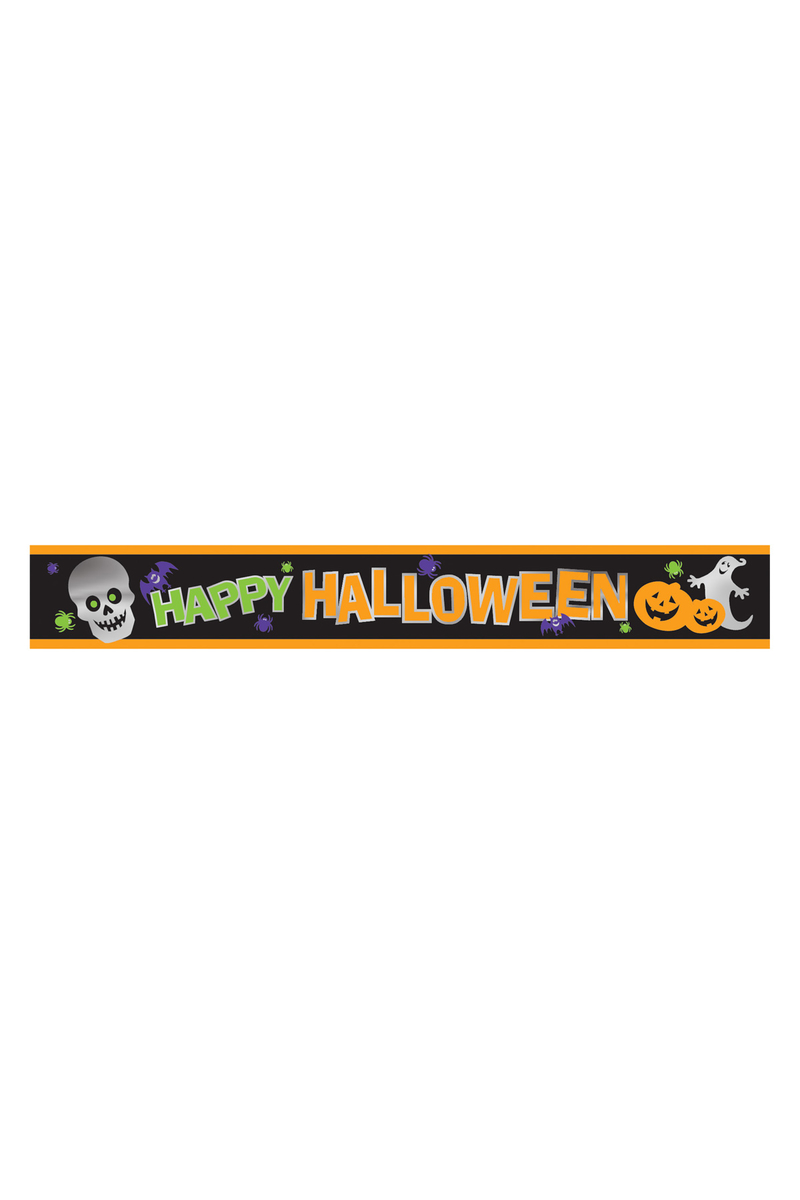 Cadılar Bayramı-Halloween Folyo Banner 1 Adet - 2