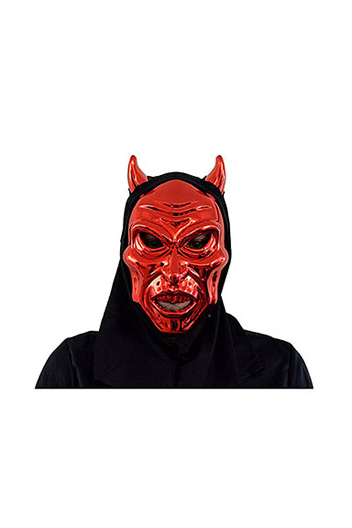 Pelerinli Kırmızı Şeytan Maske - 1