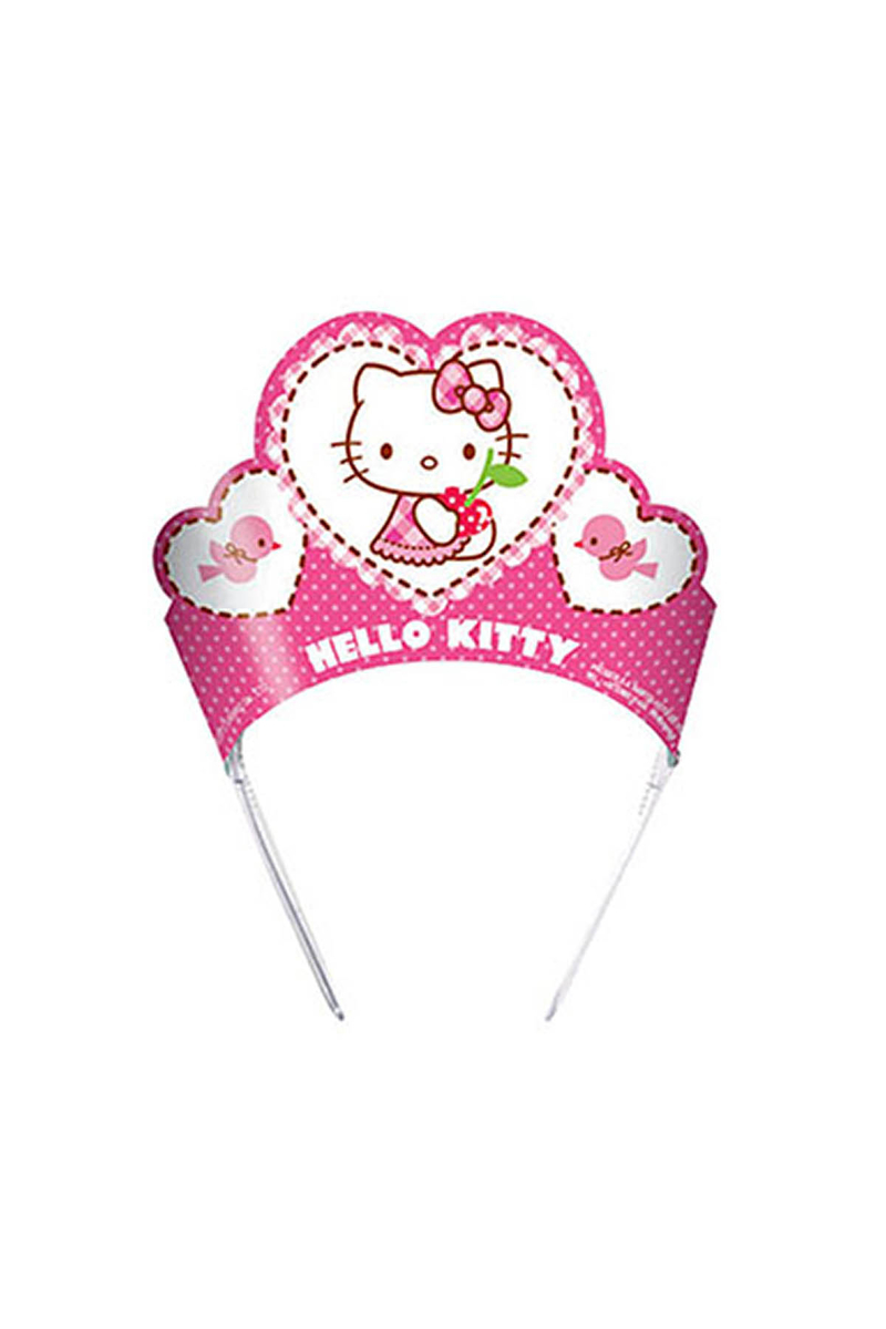 Hello Kitty Karton Taç 6lı - 1