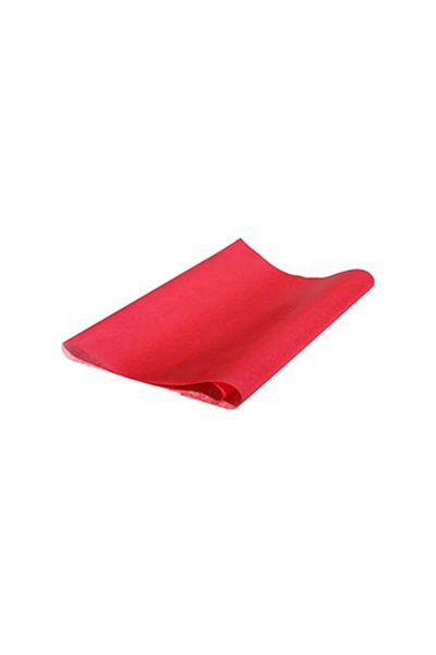 Kırmızı Pelür Süs Kağıdı 50x70cm 10lu - 1