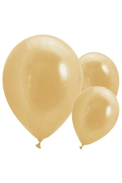 Metalik Altın Balon 30cm (12 inch) 10lu - 1