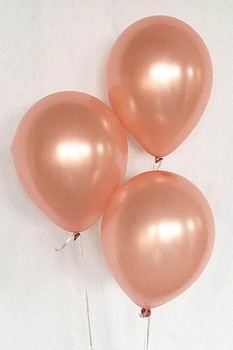 Metalik Rose Gold Balon 30cm (12 inch) 10lu - 2