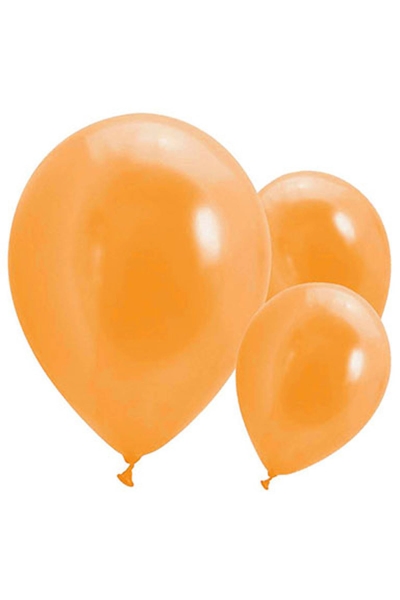 Metalik Turuncu Balon 30cm (12 inch) 10lu - 1