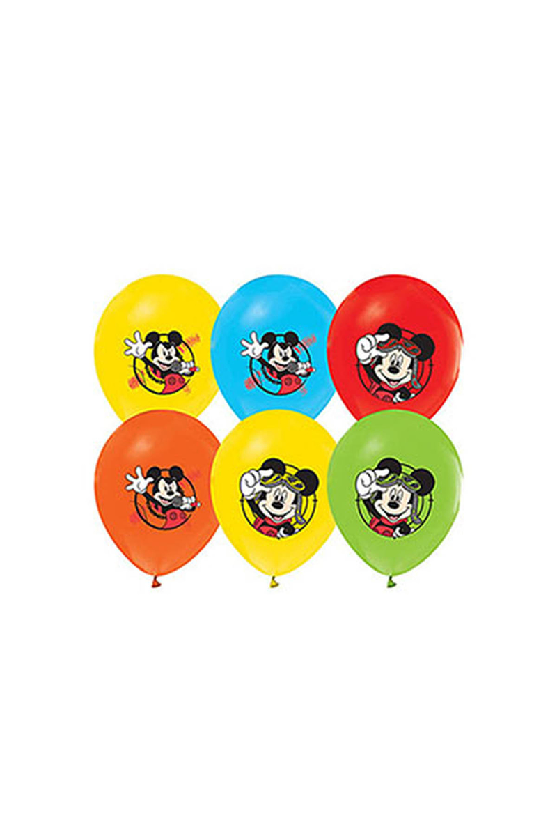Mickey Baskılı Balon 10lu - Thumbnail