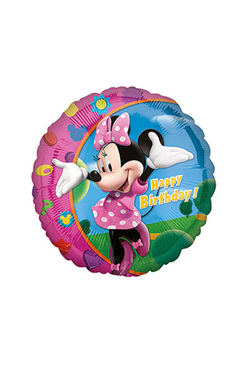Minnie Happy Birthday Folyo Balon 45cm 1 Adet