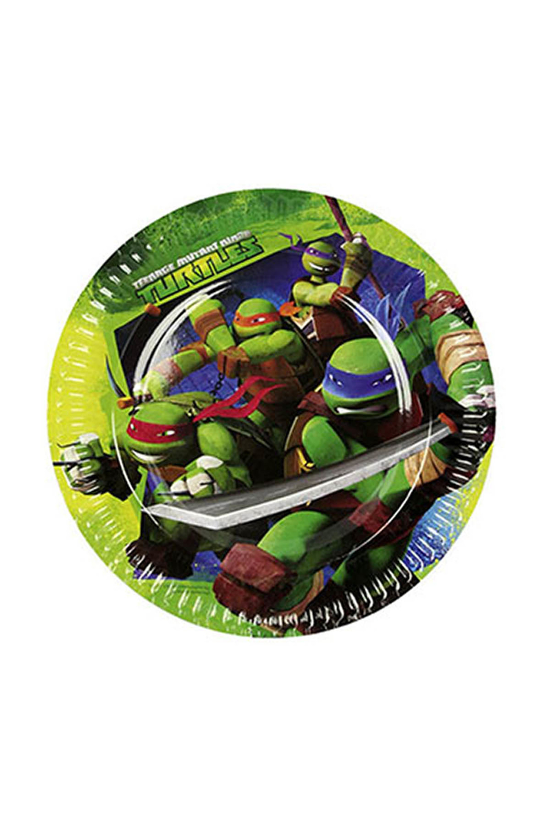 Ninja Turtles Kağıt Tabak 23cm 8li - 1