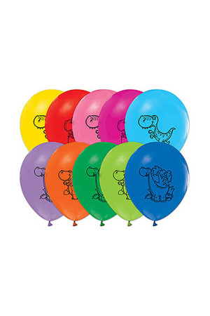 Renkli Dinozorlar Balon - 2
