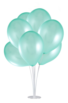Standlı Mint Yeşili Lateks Balon Seti 11 Parça - 1