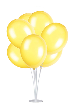 Standlı Sarı Lateks Balon Seti 11 Parça - 1